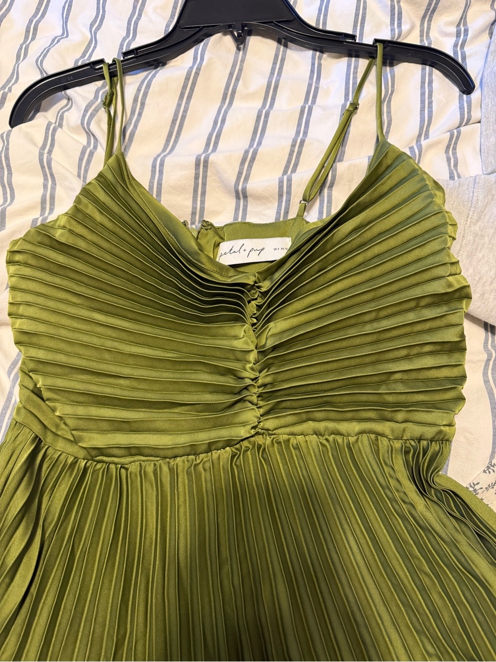 Petal & Pup Naira Pleated Maxi Dress - Picture 4 of 5